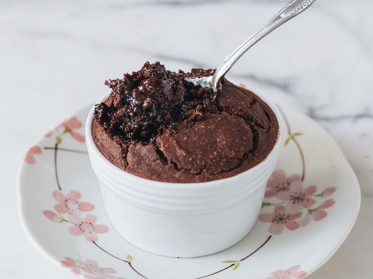 Oats Molten Cake