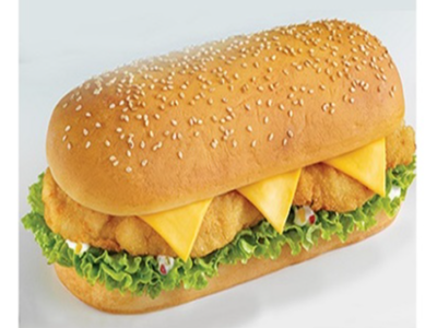 Chicken Pane With Cheese Sandwich