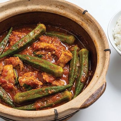 Meat Tajine with Okra