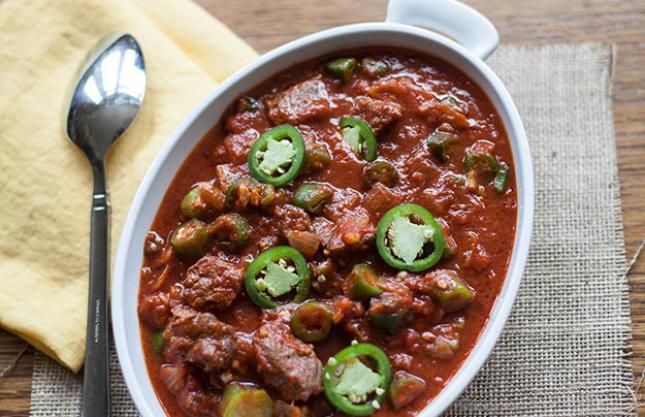 Okra With Meat Casserole