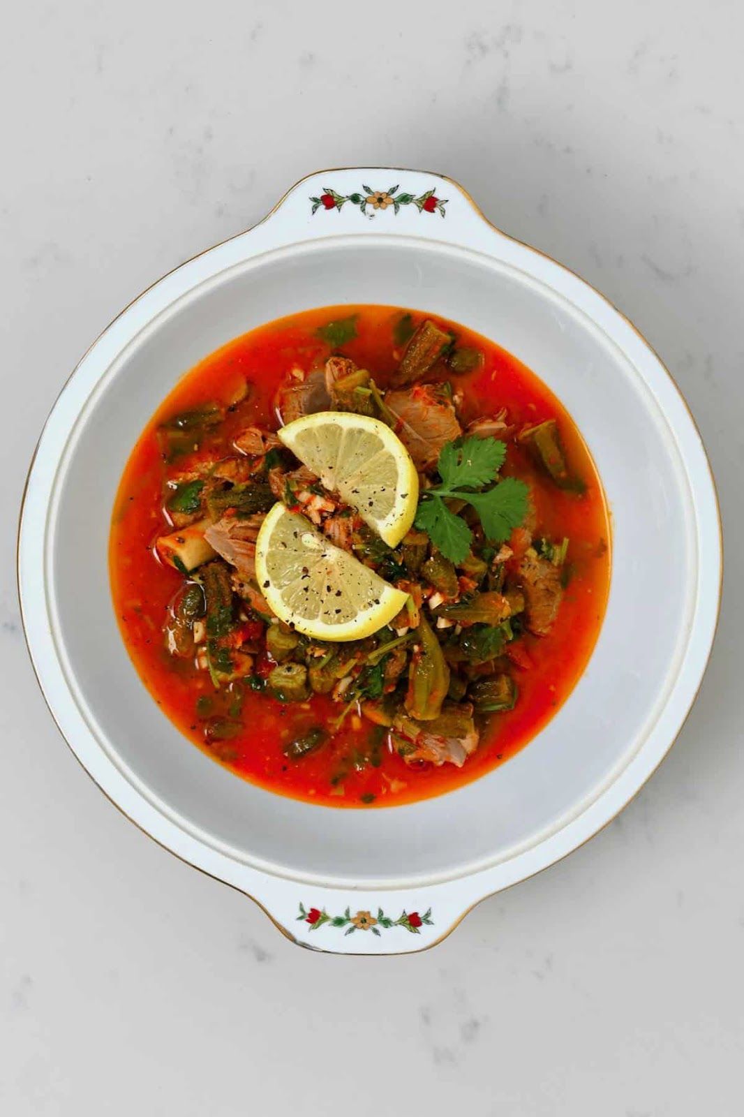 Meat Sharhat with vegetables casserole