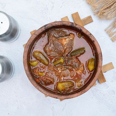 Okra Casserole With Lamb Meat