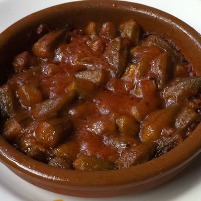 Okra vegetables
