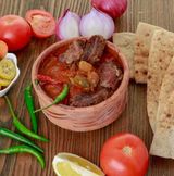 Okra with meat Casserole
