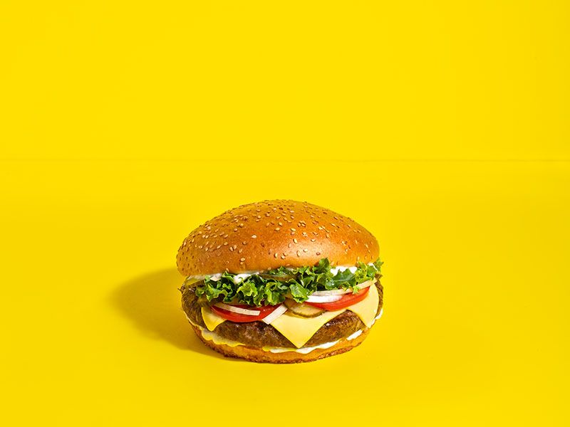 Old School Beef Burger Sandwich
