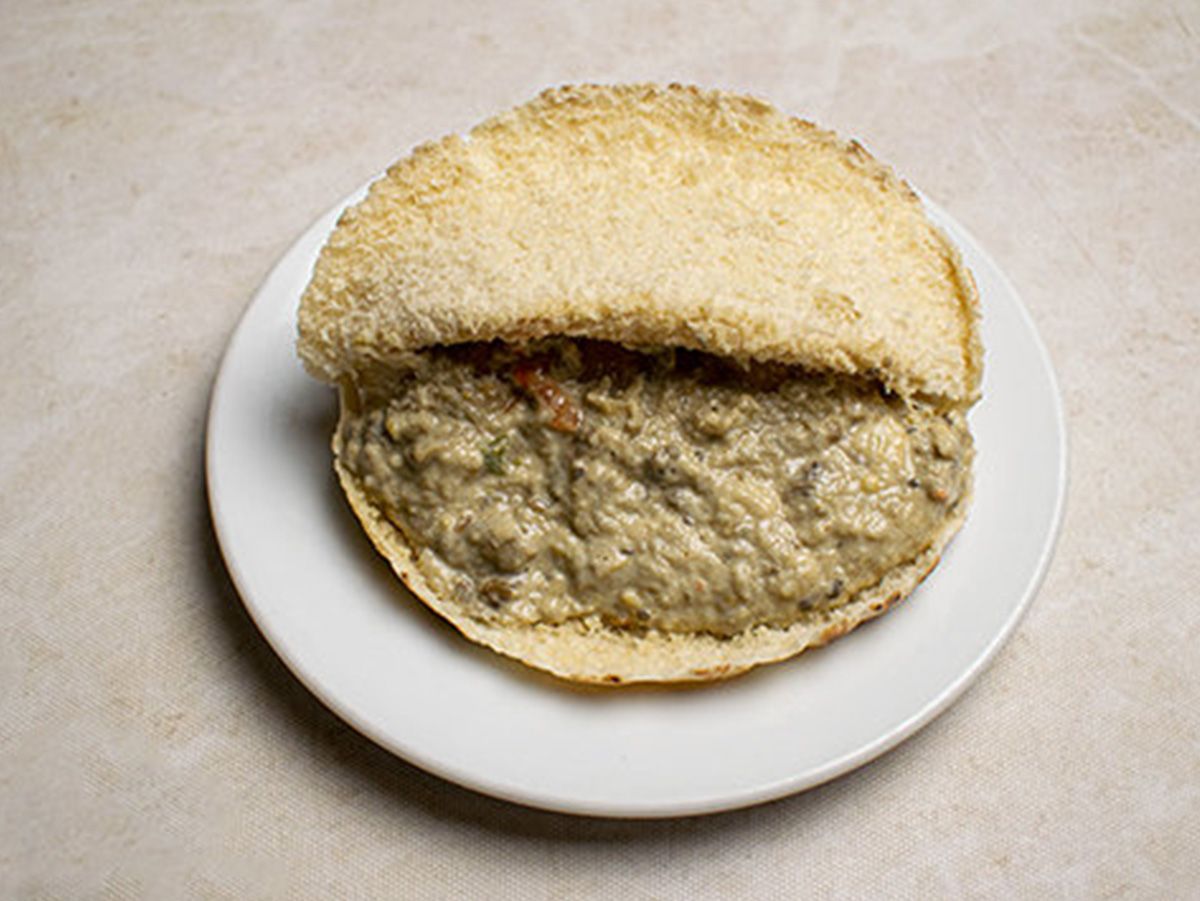 Old cheese sandwich