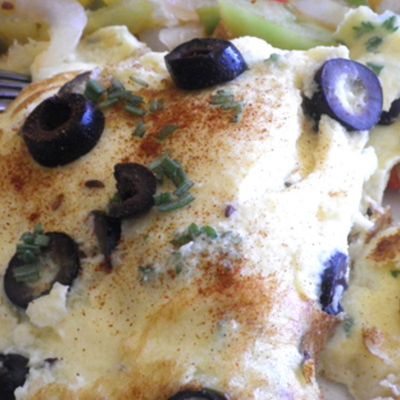 Olives Omelette Patty