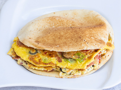 Omelette Apatchy Sandwich