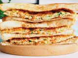 Omelette Eggs sandwich