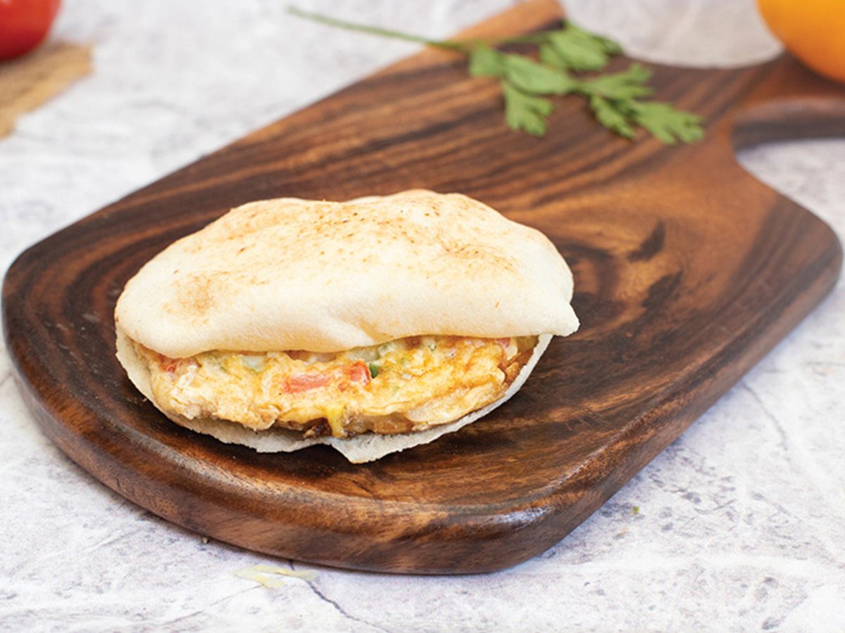 Plain Egg Omelette Sandwich
