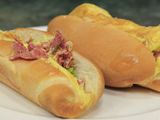 Omelette With Pastrami Sandwich