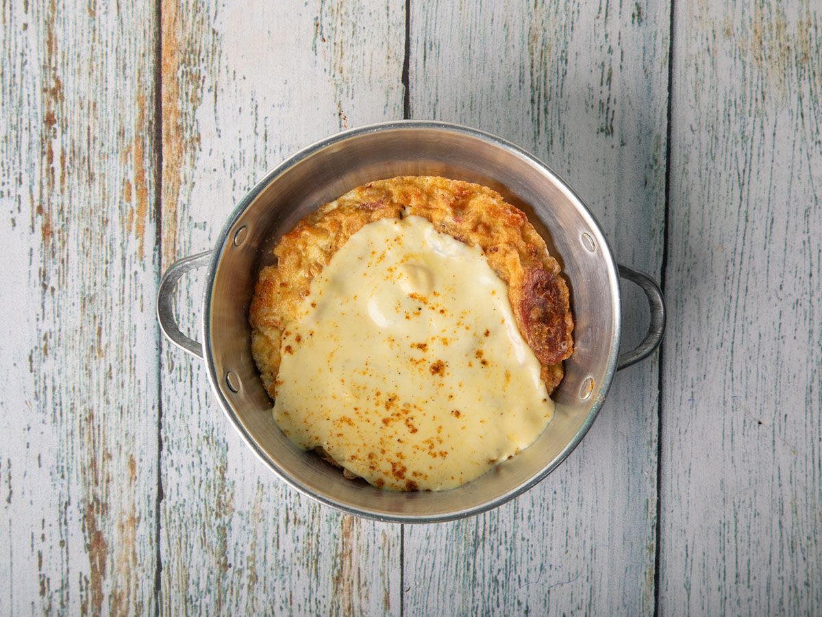 Omelette With Roumi Cheese