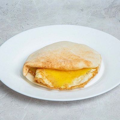 Omelette and Cheese Sandwich