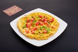 Cheese Omelet With Pepper And Tomatoes