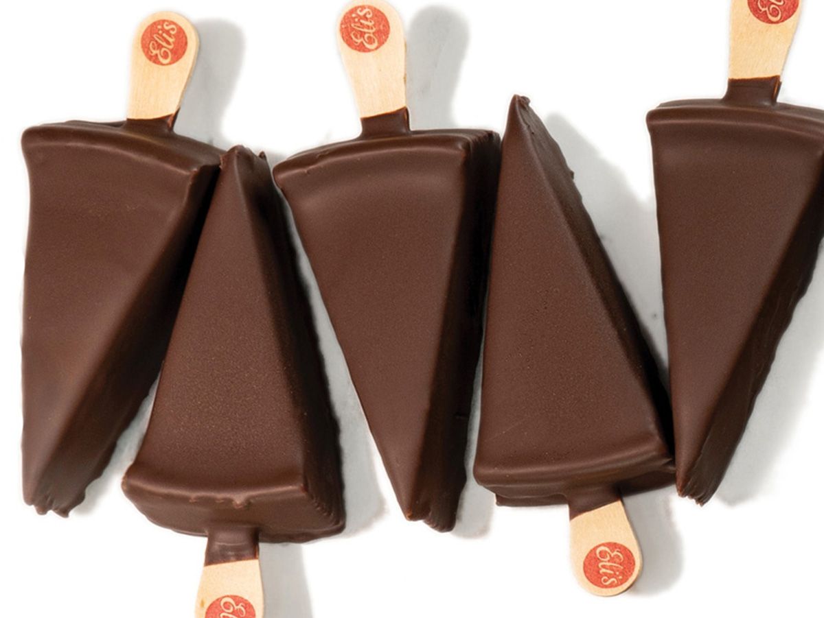 On a stick dipped with Nutella Cheesecake