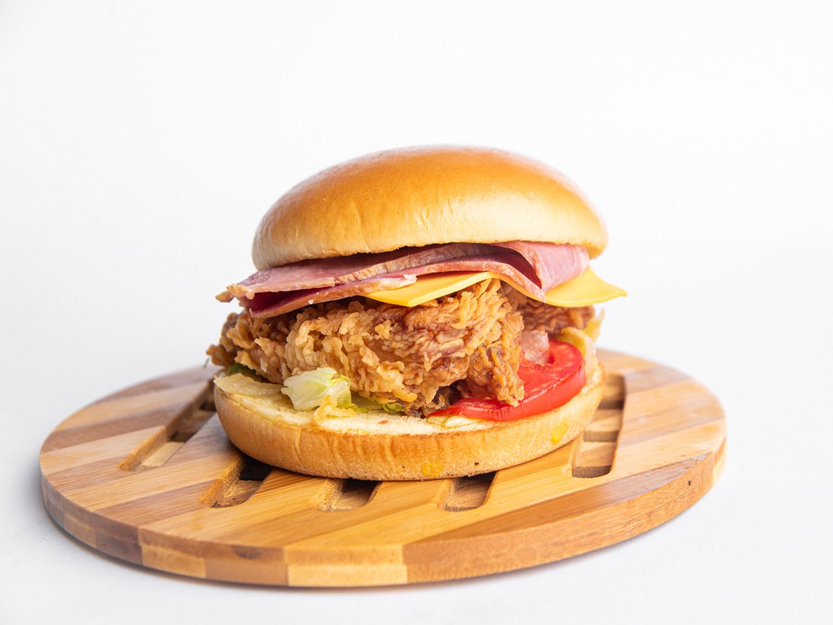 Big bacon sandwich