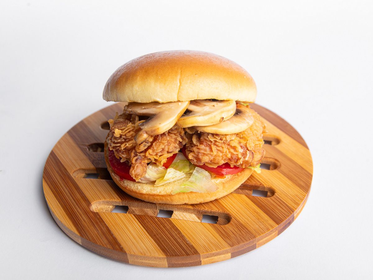 Chicken mushroom sandwich