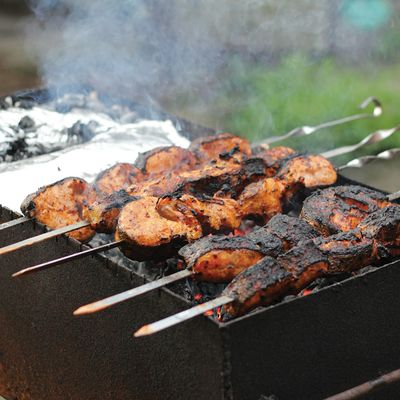 One kilo of lamb kabab