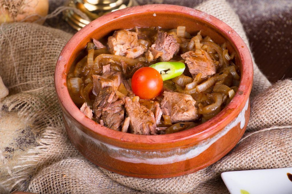 Meat Casserole With Onions