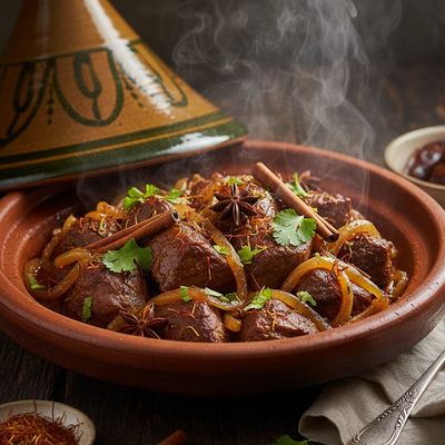 Onion Casserole with Meat