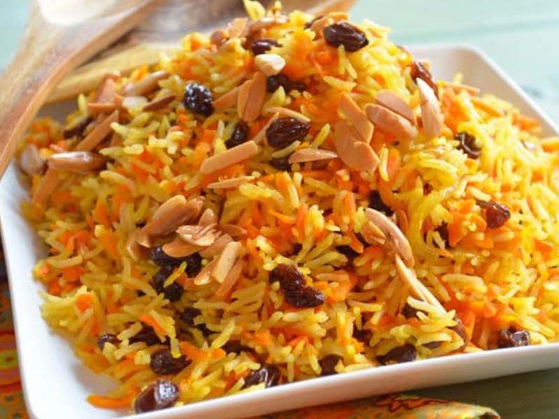 Orange And Carrot Basmati Rice