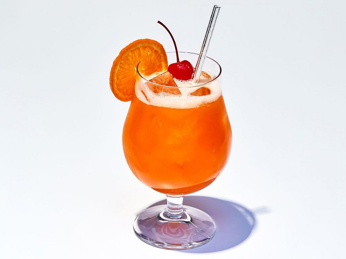 Large orange cocktail