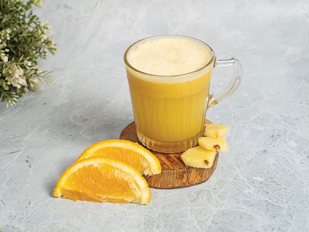 Orange with cinnamon and ginger