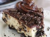 Nutella Chocolate With Oreo Cheesecake Slice