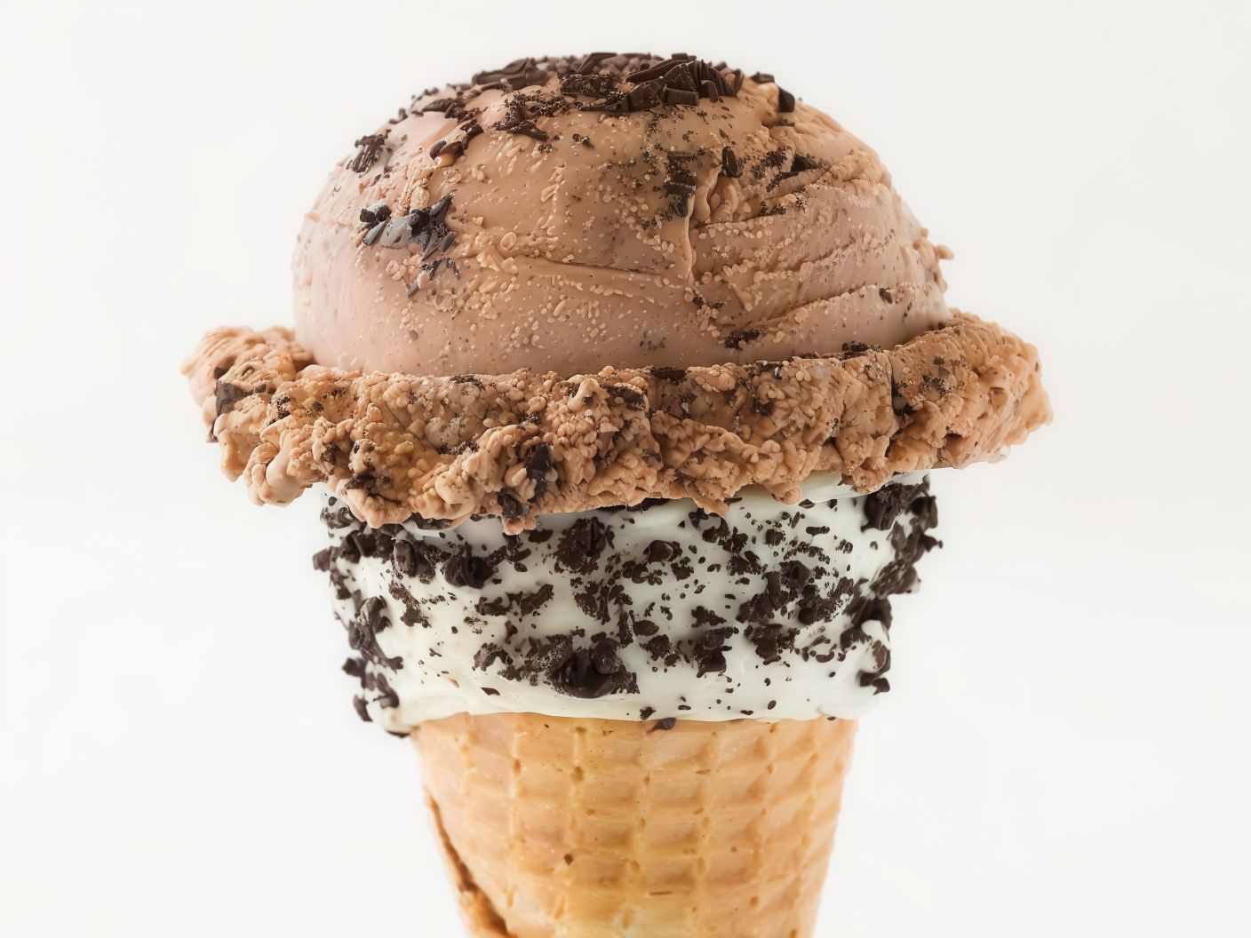 Oreo Chocolate Ice Cream Cone