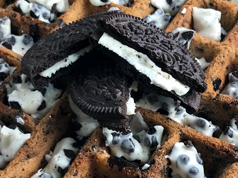 Oreo Chocolate Waffle