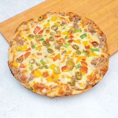 Oriental Kiri Pastrami Pizza