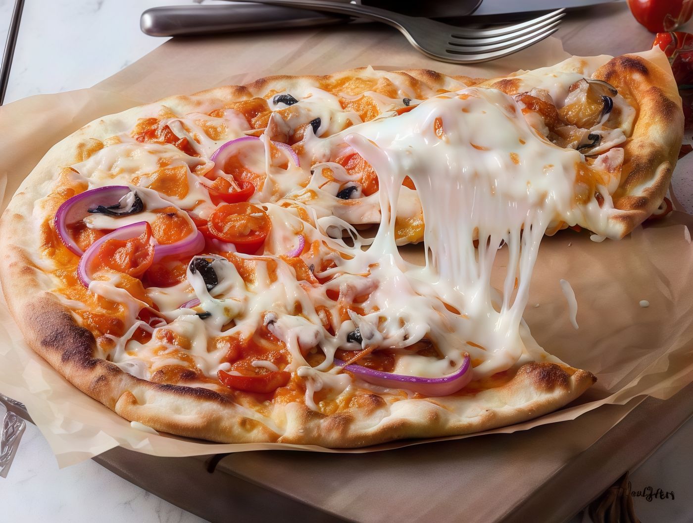 Oriental Pizza Mixed Cheese