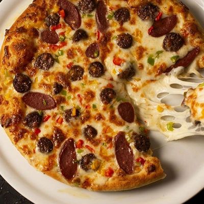 Oriental Sausage Pizza