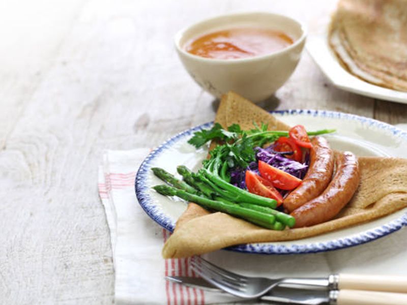Oriental Sausage Crepe
