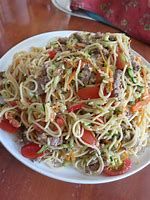 Oriental Sausage Pasta