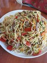 Oriental Sausage Pasta