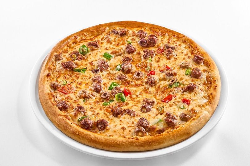 Small Oriental Sausage Pizza