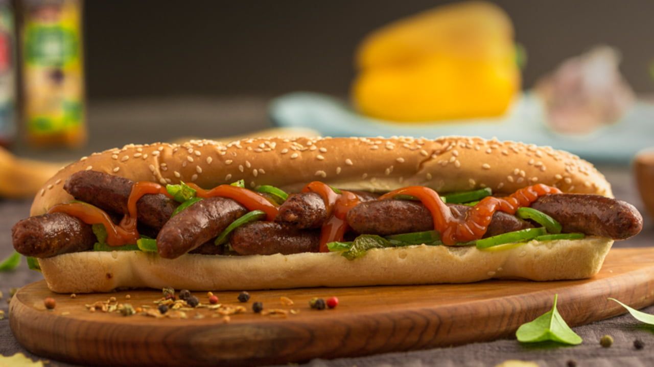 Combo Grilled Oriental Sausage Sandwich