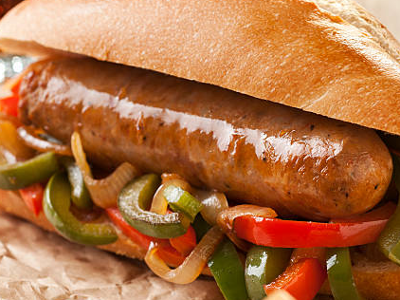 Oriental Sausage Sandwich