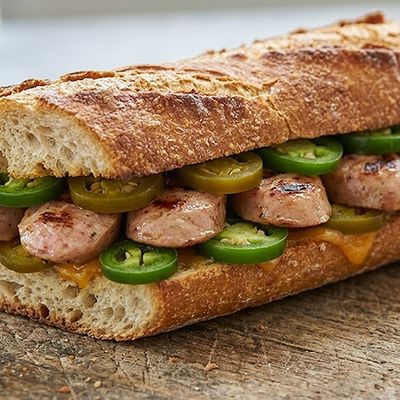 Oriental Sausage Sandwich
