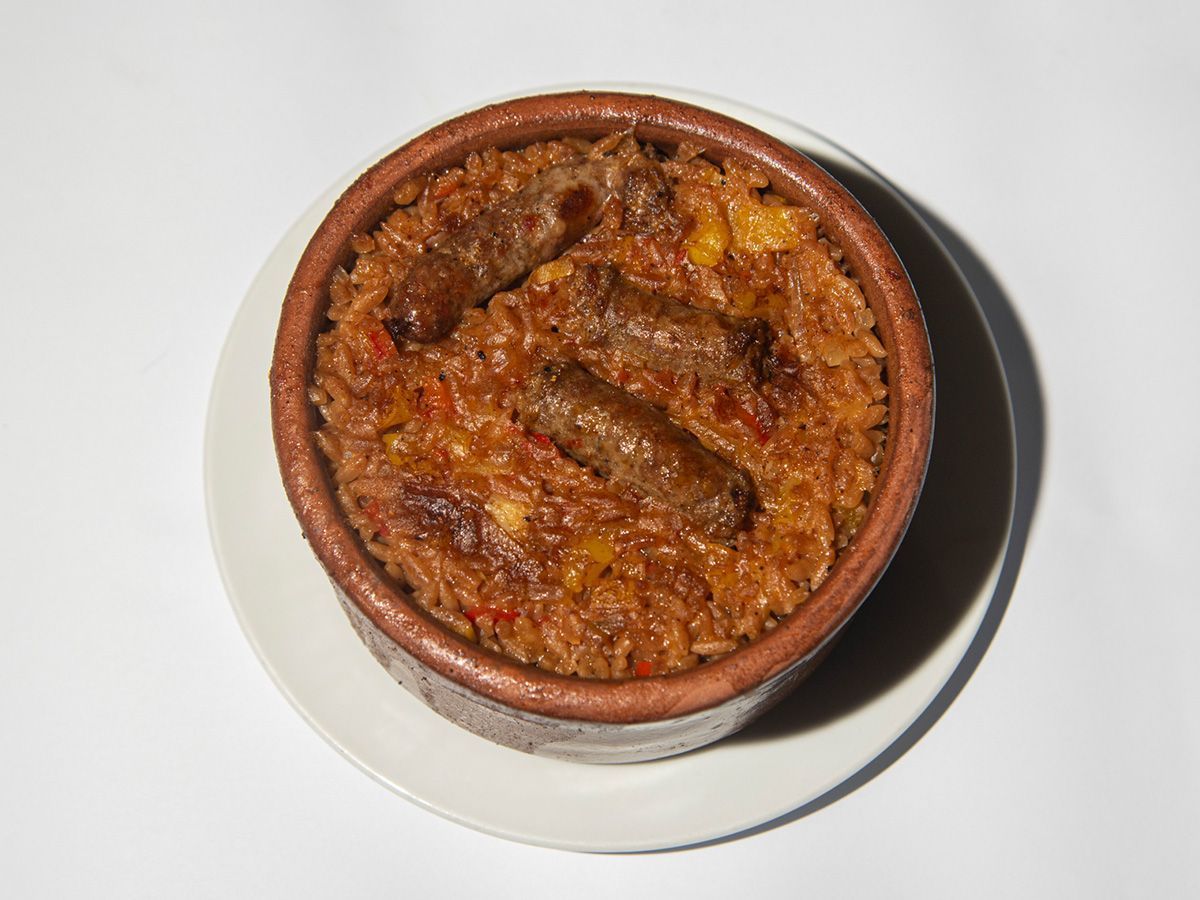 Orzo Tajin With Sausage