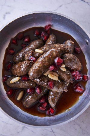 Oriental Sausage With Pomegranate Molasses
