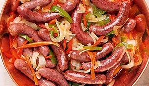 Oriental Sausage on Charcoal