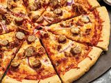 Oriental Sausage pizza