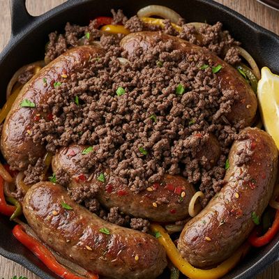 Oriental Sausage With Corned Beef