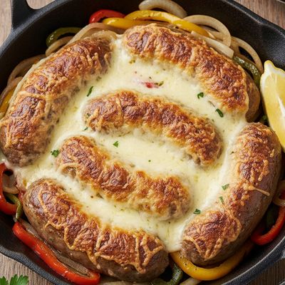 Oriental Sausage With Roumi Cheese