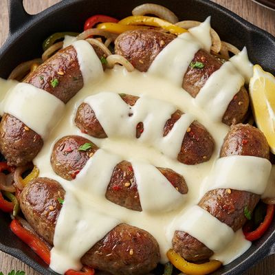 Oriental Sausage With Netston Cheese