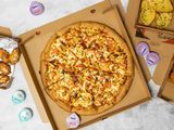 Oriental chicken fajita pizza