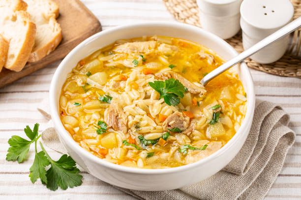Orzo With Shank Meat Casserole