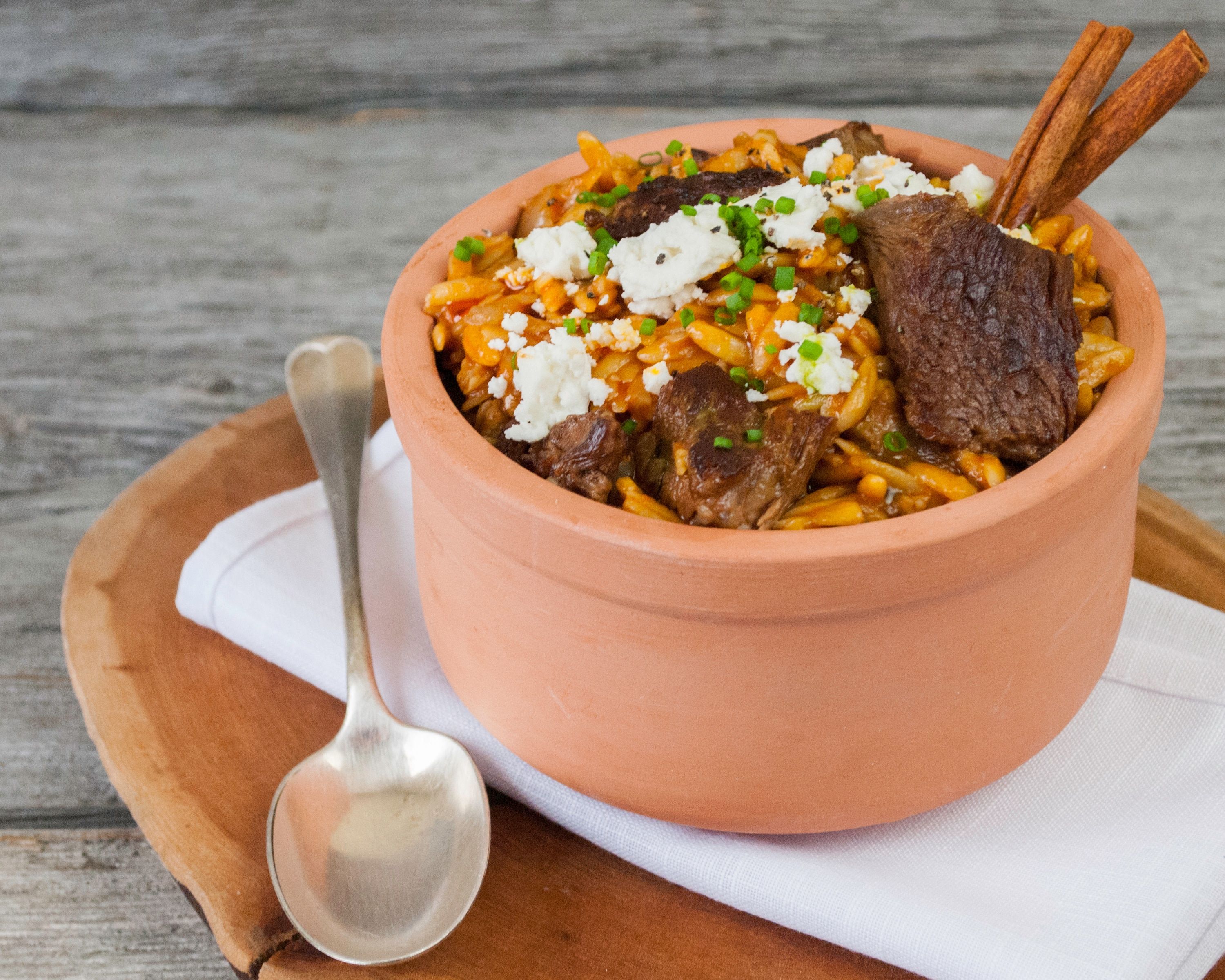 Orzo With Meat Casserole